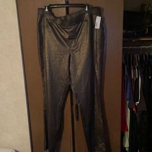 Beautiful, sparkly black and gold pants.